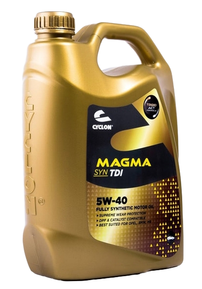 Моторное масло Cyclon MAGMA SYN TDI 5W40, 5л